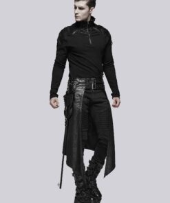 Punk Rave Assassin Leather Kilt