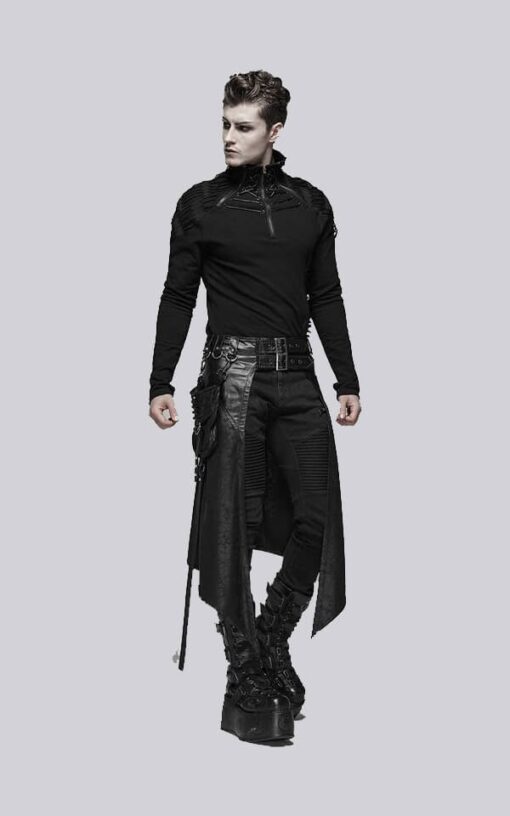 Punk Rave Assassin Leather Kilt