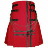 Red Canvas Utility Kilt