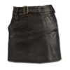 Hipster Leather Mini Skirt