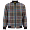 Men's Tartan Bomber Jacket