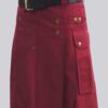 Classic Burgundy Utility Kilt