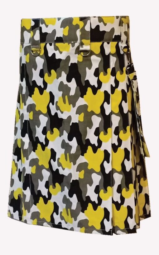 Modern Pattern Camo Utility Kilt