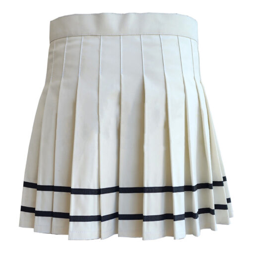 Women White Pleated Kilt - Image 3