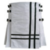 White Straps Utility Kilt