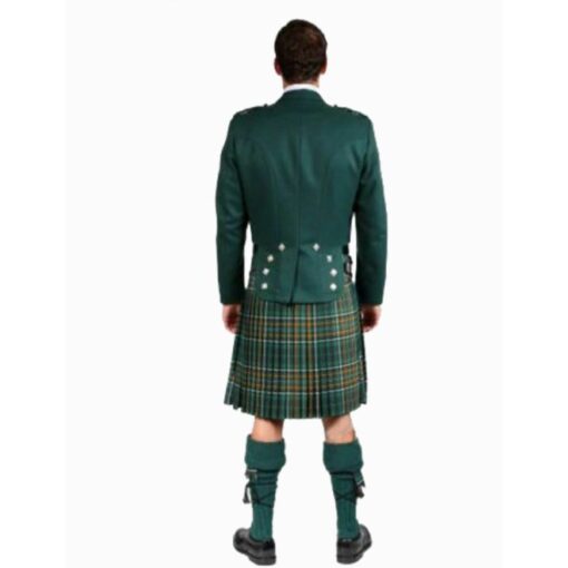 Green Prince Charlie Kilt Jacket