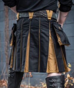 Hybrid Black & Gold Kilt