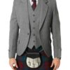 Grey Tweed Argyll Kilt Jacket