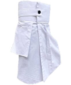 White Modern Utility Kilt