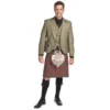 Brown Kilt Tweed Jacket
