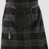 Grey Watch Poly Viscose Kilt