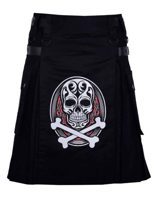 Punk Rock Skull Kilt - Image 2