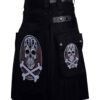 Punk Rock Skull Kilt