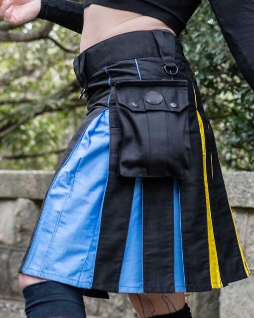 Rainbow Hybrid Cargo Women Kilt - Image 2