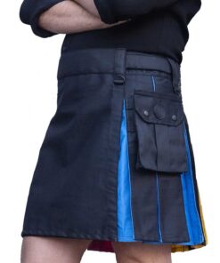 Rainbow Hybrid Cargo Women Kilt