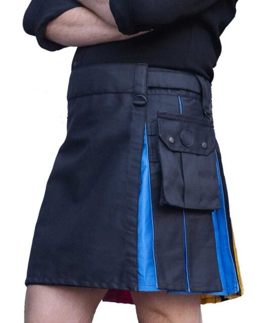 Rainbow Hybrid Cargo Women Kilt