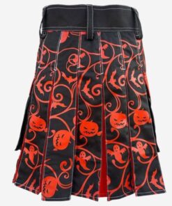 Jack O'Lantern Halloween Hybrid Kilt