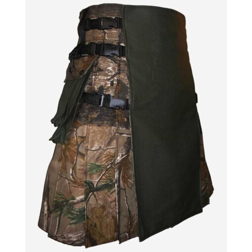 Men Camo Hybrid Kilt
