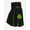 Hybrid Black Irish Kilt | Hybrid kilt | usakiltshop.com
