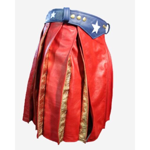 Wonder Women Leather Kilt - Image 2