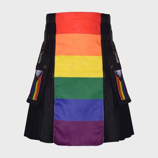 LBGTQ Rainbow Utility Kilt - Image 2