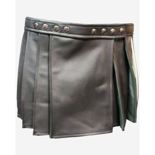 Women Leather Kilt | Adjustable Skirt | usakiltshop.com